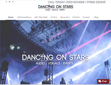 Tablet Screenshot of dancingonstars.co.uk